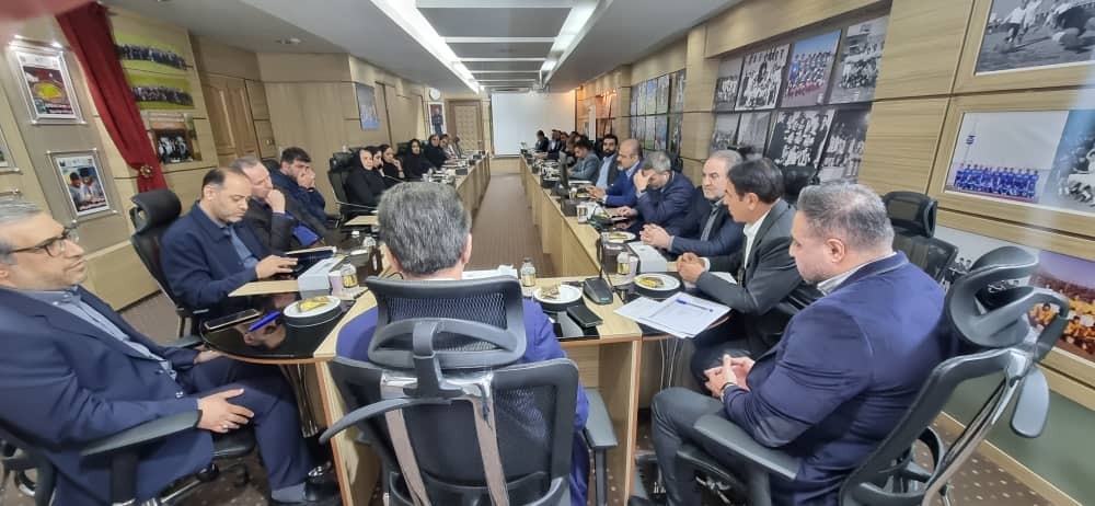برگزاری نشست دبیرکل با روسای دپارتمان های فدراسیون