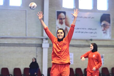 گزارش تصویری از تمرین تیم ملی فوتسال بانوان