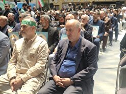 حضور مسئولین ، کادر تیم ملی فوتسال و فوتبال بانوان در مراسم بزرگداشت شهدای ورزشکار جنگ تحمیلی