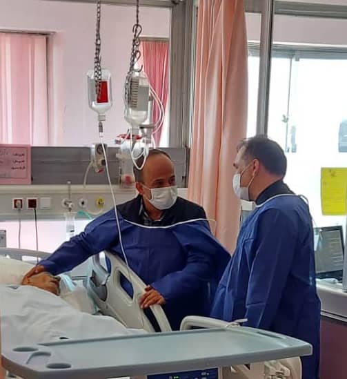 عيادت سرپرست فدراسيون از پيشكسوت و معلم با سابقه فوتبال عيادت سرپرست فدراسيون از پيشكسوت و معلم با سابقه فوتبال
