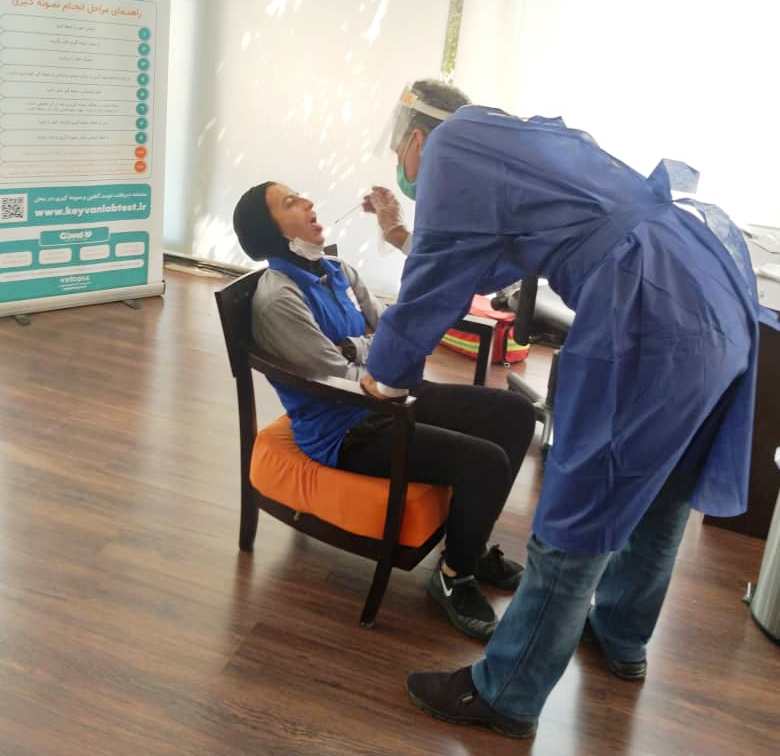 انجام تست PCR از اعضای تیم ملی فوتبال بانوان