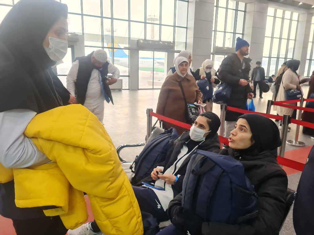 کاروان تیم ملی فوتسال بانوان وارد تاشکند شد