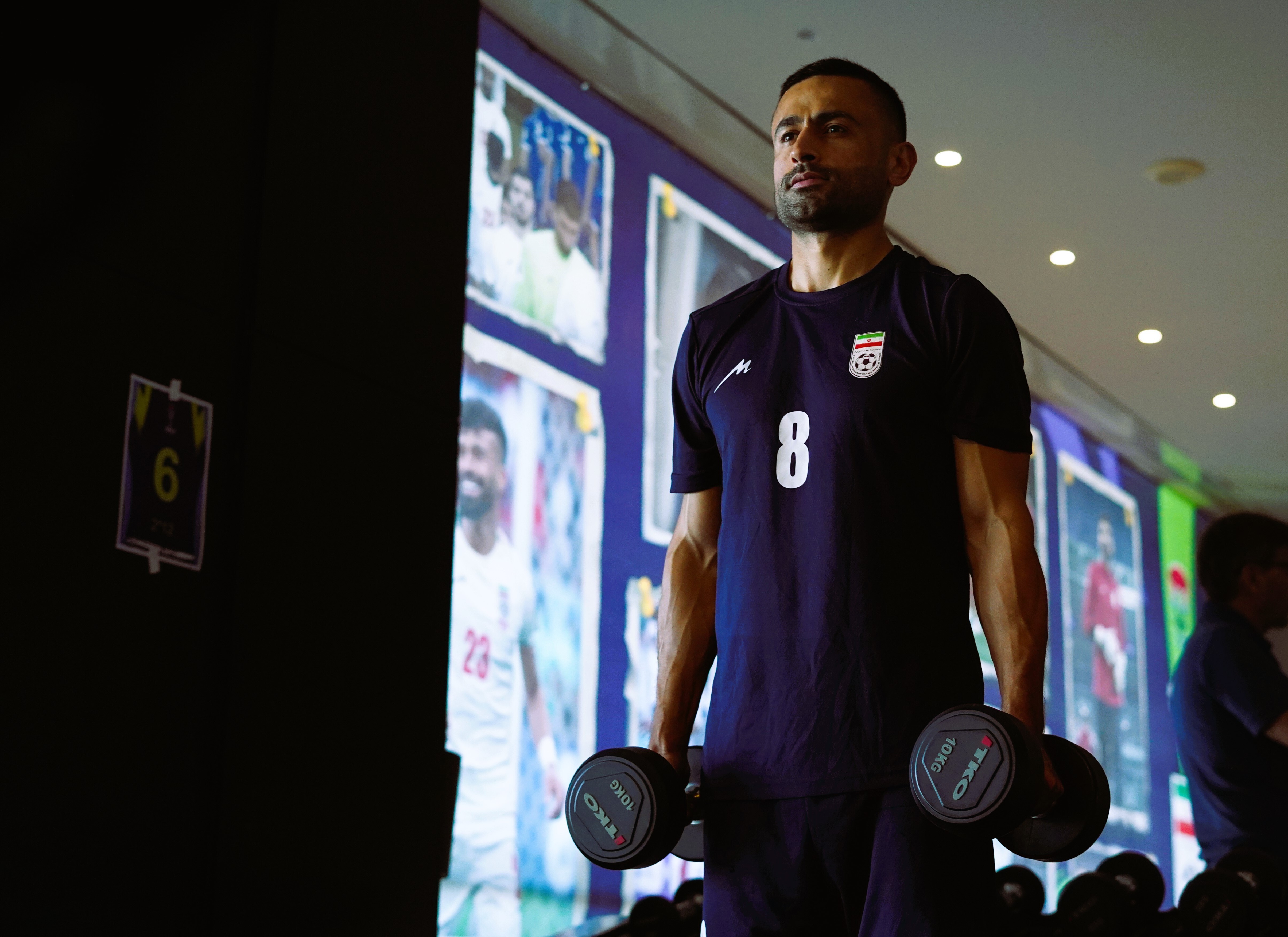 ملیپوشان در دوحه وزنه زدند/ فوتوشات بازیکنان تیم ملی در هتل