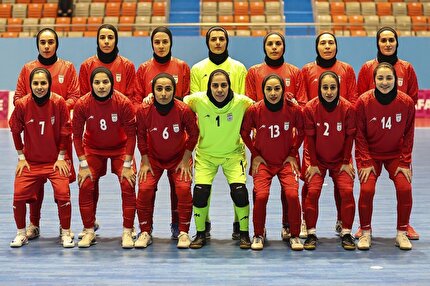 پیروزی ملی پوشان فوتسال ایران برابر ترکمنستان