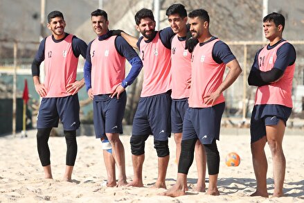 تصاویر آخرین تمرین ساحلی بازان