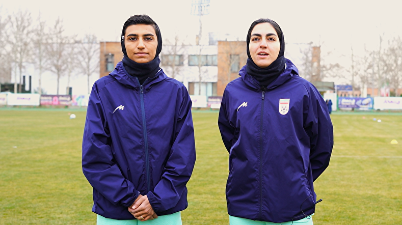 گفت و گو با بازیکنان تیم ملی فوتبال بانوان