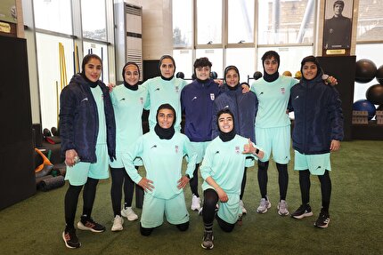 گزارش تصویری از تمرین تیم ملی بانوان در ساختمان پک