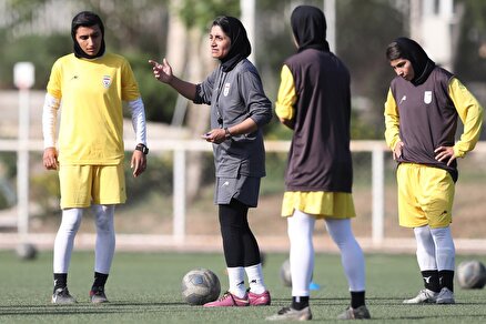 گزارش تصویری از تمرینات نوبت بعدازظهر تیم ملی فوتبال بانوان