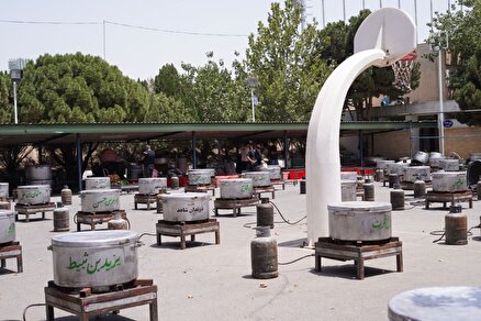 گزارش تصویری از مراسم آماده سازی نذرواه فوتبال در مرکز ملی فوتبال