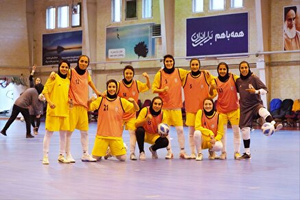 گزارش تصویری از تمرین تیم ملی فوتسال بانوان (بخش اول)