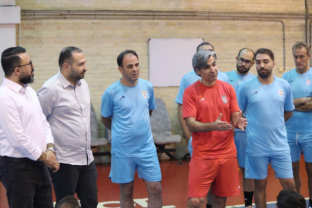 تمربن ملیپوشان فوتسال در فضایی پرشور با میهمانان ویژه