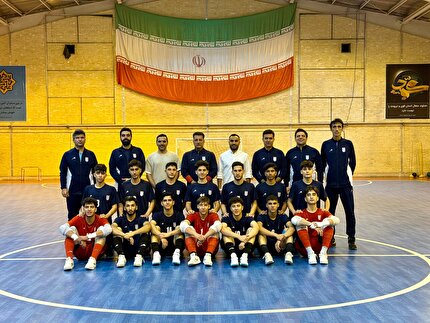 برگزاری تمرین تیم ملی فوتسال جوانان با حضور دو میهمان ویژه