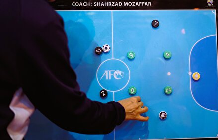 تمرین تیم ملی فوتسال بانوان در مرکز ملی فوتبال