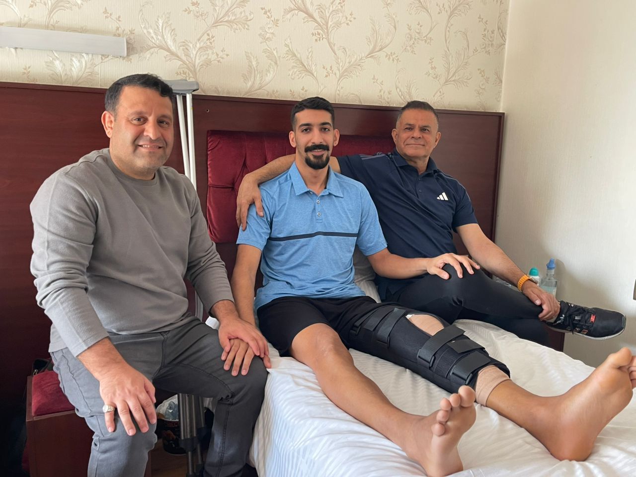 عیادت کادرفنی تیم ملی فوتبال ساحلی از امیری زاده