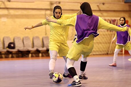 گزارش تصویری تمرین تیم ملی فوتسال بانوان