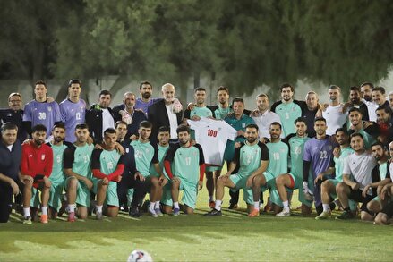 تصاویری از آخرین تمرین تیم‌ملی پیش از بازی با ازبکستان