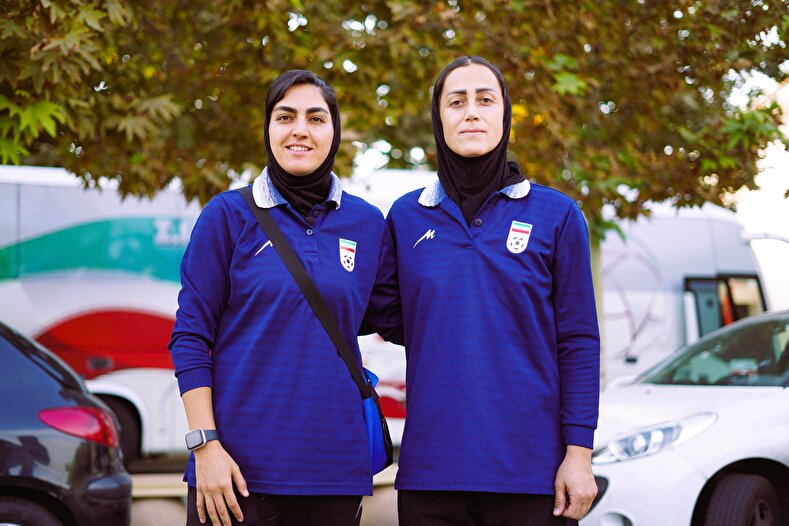 گفت و گو با بازیکنان تیم ملی فوتبال بانوان پس از بازگشت به کشور