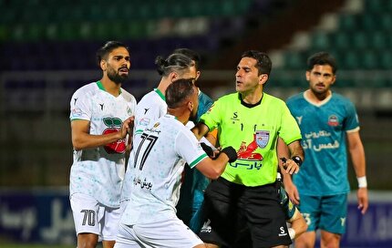 اعلام داور دیدار ذوب آهن و شمس آذر قزوین