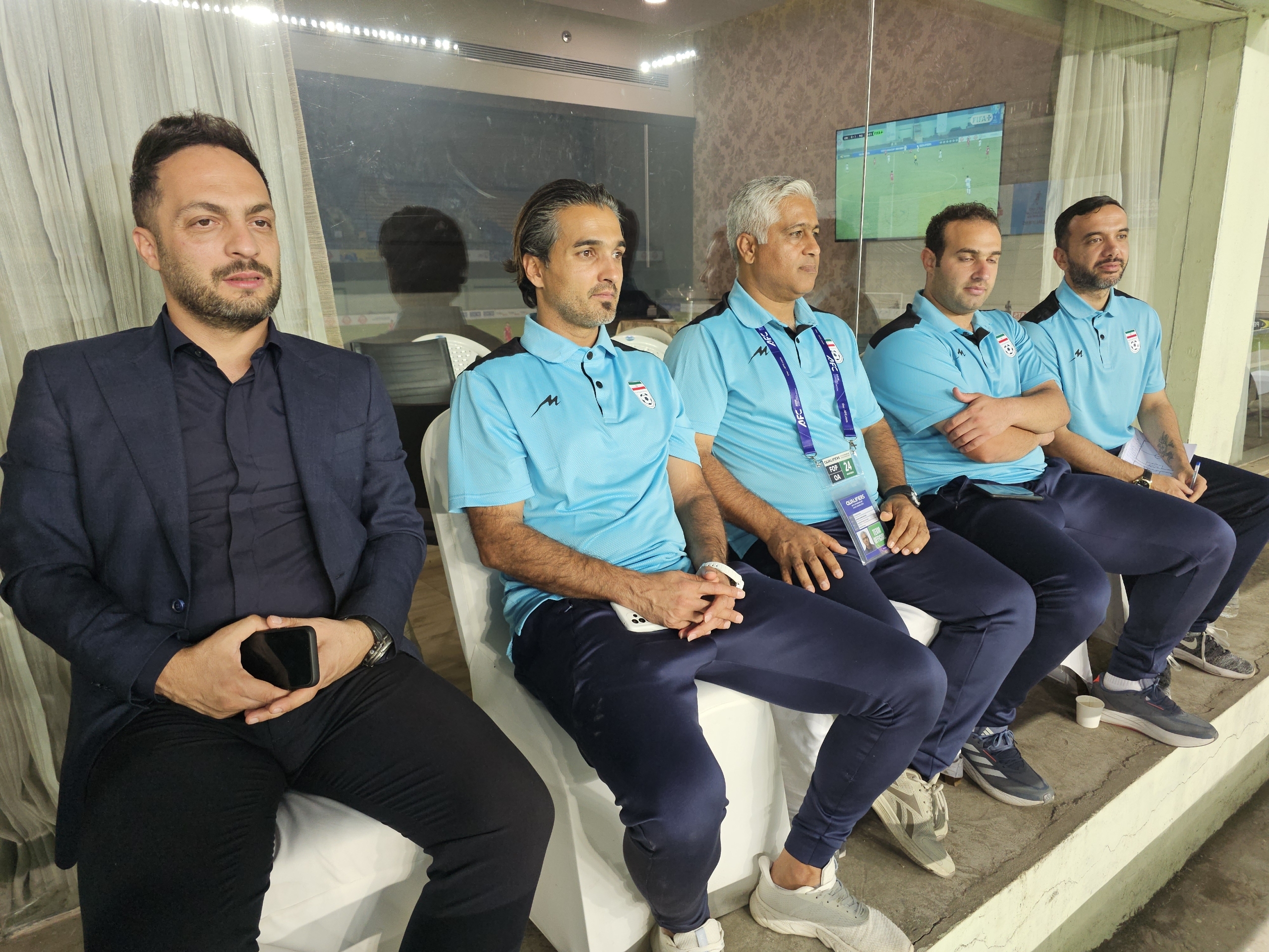 تساوی فلسطین و لبنان در حضور کادرفنی تیم ملی نوجوانان