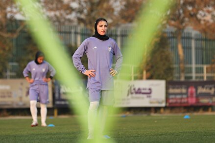 گزارش تصویری از تمرین تیم ملی فوتبال بانوان